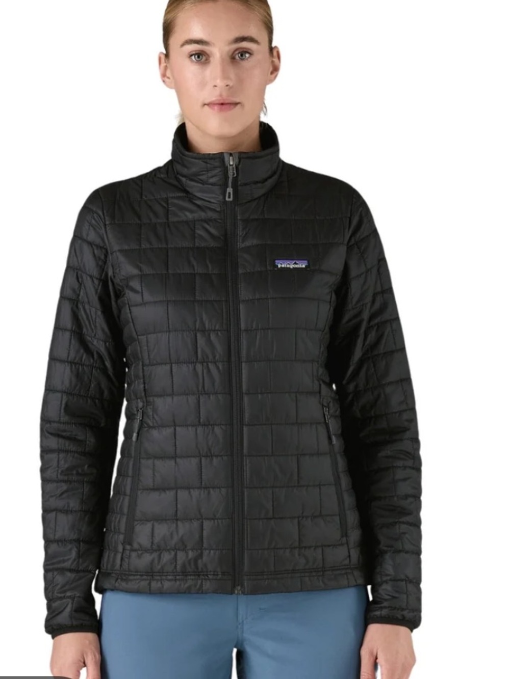 Patagonia Nano Puff Black Jacket Women’s Size Large